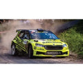 SCX Skoda Fabia Cohete Suarez WRC with mud effect